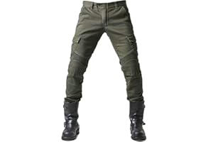 Intenst Pantalon de Moto pour Homme avec Doublure Amovible Protection intérieure Jeans de Moto Respirant Résistant au déversement Tissu Motorcycle Biker Pants