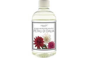 Camomilla Torino Ricarica Profumo 500 ml per Lampada catalitica 25 fragranze.Italy. (Petali di Dalia)