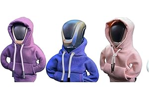 Pratvider[3PACK] Schalthebel Hoodie, Auto Schaltknauf Abdeckung, Gangschaltung Hoodie-Abdeckung, Modisches Pullover-Design, Schaltknauf-Abdeckung,Universeller Auto-Schaltknauf-Innendekorationszubehör
