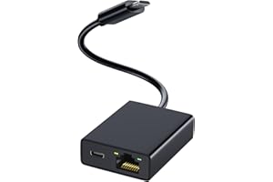 GRZQSW Ethernet Adapter for Fire TV Stick, Micro USB to RJ45 Ethernet Adapter for Amazon Fire Stick 4K, Fire TV Stick, and More Streaming TV Sticks.