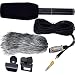 Interview Microphone HD Shotgun Recording Professional Condenser Microphone Stereo Video Camero Mic Recorder with Fur Wind Shield for Canon Nikon Pentax Olympus Panasonic Digital SLR Camera etc RS.6714.00