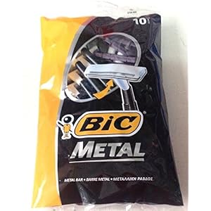 Bic Metal Quality Disposable Men's Shaving Razors, Best Single Blade, 7X10-count