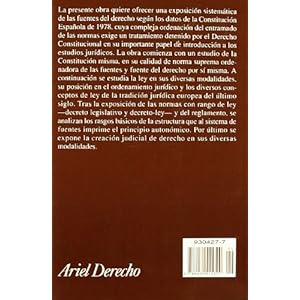Derecho constitucional : sistema de fuentes (Ariel Derecho)