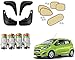 Auto Pearl Premium Quality Car Accessories Combo of Car O. E Type Mud Flaps. & Car Tyre Air Alert Valve Cap Set of 4 Pcs. & Premium Quality Car Auto Window Side Chipkoo Sunshade Curtains Beige Set of 5 Pcs. For Chevrolet Beat Type-2 RS.1203.00