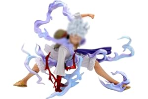 DGTSYAL Anime Figuren, 18 cm Luffy Gear 5 Fifth Anime Figuren, Anime Statue beliebte Model Actionfigur Collectibles Spielzeug Sammlerstück Dekoration Ornamente Sammlung Desktop Puppe