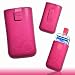 Produktbild Handy Tasche Kunstleder pink für Apple iphone 3G / 3GS / 4 / 4S