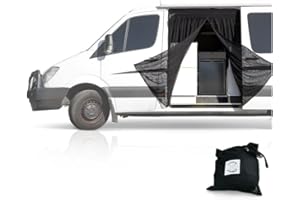 ‎LIVING IN A BUBBLE Living in a Bubble Van Insect Net for Mercedes Sprinter (Standard Roof) and Opel Movano, Ford Transit and Fiat Ducato (All Roofs) Mosquito Net on Side Door Central Magnetic Closure