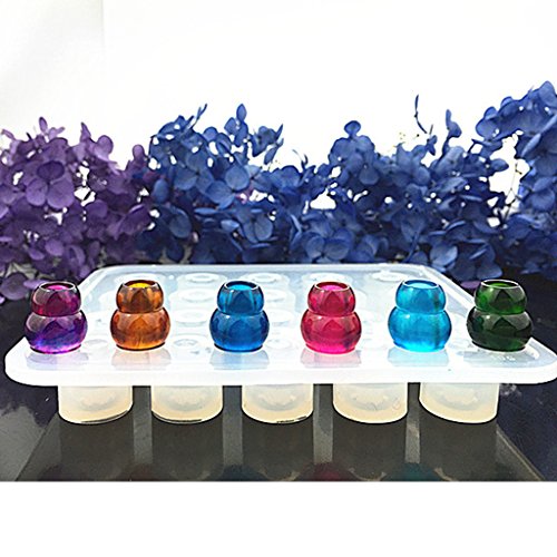 MagiDeal Calabash Form Schmuck Silikonform Schmuckgießform Gießform Zinngießform Silikongießform - 5