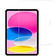 Al-HuTrusHi Screen Protector compatible with iPad 10th Generation 2022 [A2757,A2777], 9H Hardness Tempered Glass Film [HD Full Coverage][Easy Installation] for iPad 10 th (1 - Pack)