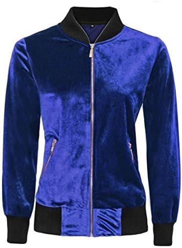 GLAM COUTURE LADIES WOMENS LADIES MA1 SOFT VELVET LIGHTWEIGHT BOMBER SUMMER RETRO CLASSIC JACKET TOP - BROWN, S