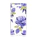 Produktbild Meeter Sony Xperia XZ1 Compact Case, Soft TPU Transparent Clear Soft TPU Gel Case Cover for Sony Xperia XZ1 Compact, [Ultral Thin] [Scratch Resistant] Blue Flower Pattern Print Soft SIL