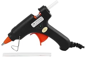 Creativ Company - 39114 - Pistolet à colle, noir, 7 mm, 10 cm CE, courant alternatif, 1,25 m