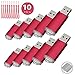 Produktbild 10 PAKC USB-Flash Drive USB 2.0 Memory Stick Memory Drive Pen Drive rot 8 GB