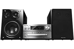 Panasonic SC-PMX802E-S Premium Hi-Fi System with DAB Radio, CD Player & Hi-Res Streaming, Chromecast Built-In, Bluetooth, AirPlay 2, 3-Way Speakers, Silver