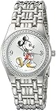 Disney Mickey Mouse Herren Armbanduhr w002508 Mickey Mouse silberfarbenes