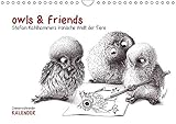 owls & friends Immerwährender Kalender (Wandkalender immerwährend DIN A4 quer) by 