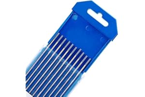 TEN-HIGH WIG Wolfram Elektrode WC-20 2,4 x 175mm 10x Wolframnadeln für WIG Schweißen, Grau