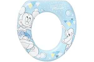 Lulabi Disney Mickey Tender, Riduttore Wc Soft, 12+, Azzurro