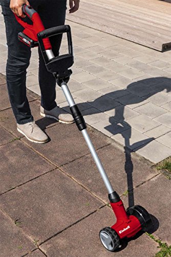 Einhell Akku Fugenreiniger GE-CC 18 Li Solo Power X-Change (Lithium Ionen, 18 V, 1200 min-1, Bürstendurchmesser 10 cm, inkl. Stahl- und Nylonbürste, ohne Akku und Ladegerät) - 7