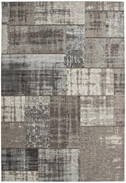 patchwork Rug CIRCUS Light Grey (230 x 155 cm