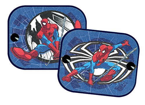 Preisvergleich Produktbild Spider-Man SMSAA011 Spiderman' Sonnenschutz, Blau, Set of 2