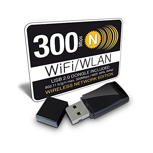 FANTEC WF-300M2WLAN 300Mbit/s WIFI WLAN USB Stick ((Dongle), USB 2.0, WLAN Standards 802.11 b/g/n (11/54/300 Mbit))