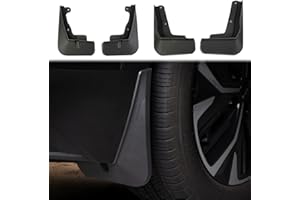 FEWSHAW Black Car Mud Flaps Mudguard Fender Accessories for KIA EV6 2022+ (Model 2(ONLY FIT GT-LINE))