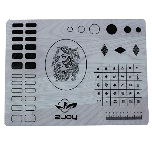 Preisvergleich Produktbild Tongshi Silikon Arbeitsbereich Stanzwerkzeuge Platte waschbare Matte Tabelle Transfer für Nail Art
