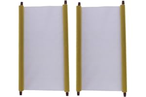 INZOPO 2 Rolls Reusable Large 59 x 20 inches Magic Cloth Water Writing Cloth Chinese Calligraphy Scrolls Paper Blank for Sketching and Tracing