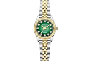 Szaikyri Classic Watch for Women with Solid Stainless Steel Band Ladies Dress Watch Womens Calendar Watch