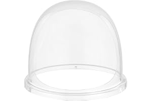 VEVOR Sockervaddmaskin lock, transparent akrylkupol, bubbelskydd kompatibel med 15 tums sockervaddsmaskin skål för fester butiker golvspår design