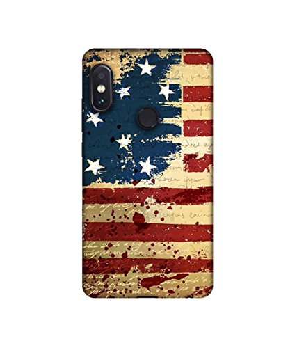 Casotec USA Flag Design 3D Printed Hard Back Case Cover for Xiaomi Redmi Note 5 Pro