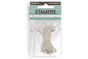 Stamperia - Stamens for Scrapbooking, Albums, Card Making, Bullet Journalling and More, Add Detail to Flower Embellishments, Perfect for Crafts and Gifting (Pack of 100)