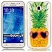 Produktbild JINCHANGWU Samsung Galaxy J7 2016 handy-gehäuse TPU Silikon Handy Hülle Transparent Schutzhülle Crystal Clear Case Für Scratch-Resistant Bumper Soft Rückseite Cover Tasche Fun Ananas Sonnenbrille