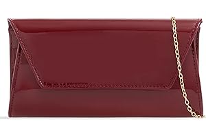 UShopUK Stylish Patent Leather Bridal Prom Wedding Evening Party Clutch Purse Hand Bag
