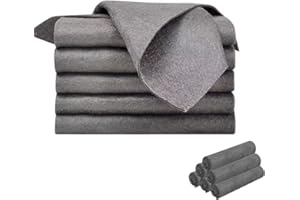 JESSHINY 10 pièces Chiffon de Nettoyage Magique épaissi,Chiffon de Nettoyage en Microfibre Magique sans Traces, Chiffon de Nettoyage réutilisable en Microfibre Magique sans Traces