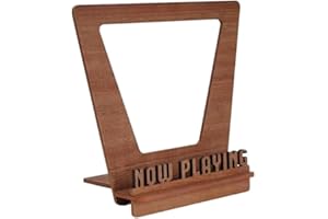 Pojedehy Now Playing Vinyl Record Stand Retro Holder for Vinyl Record Wood Record Stand Vinyl Ideas Turntable Replacement