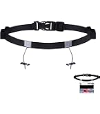 Ceinture Porte-Dossard Haftpunkt Avec 6 Boucles Gel - Fixation Sans Épingles Pour Course