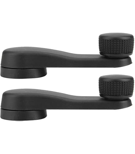 Paire De Manivelles De Lève-vitre Manuel Pour Mercedes-Benz LKW/NFZ - Référence 6737600002 / A6737600002 - 2 Pièces, Plastique Et Métal