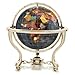 Produktbild Alexander Kalifano Gemstone Globe with Gold Colored Commander 3-Leg Table Stand, 9-Inch, Black Opal Opalite Ocean by Alexander Kalifano