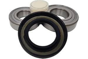 vm-doka Lagersatz Kugellager 6205-6206 Wellendichtung 00619808 logixx 8 kompatibel mit Waschmaschinen Bosch Siemens