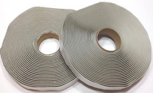 Colormetrics Gray Putty Tape / Butyl Tape 1/8 x 3/4 x 30' (2-Pack) by DEHCO