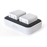 Arlo Stazione Di Ricarica Doppia, Ricarica Più Rapida Del 15%, Bianca, Compatibile Con Arlo Pro 3, Pro 4 (+XL), Pro 5, Ultra 