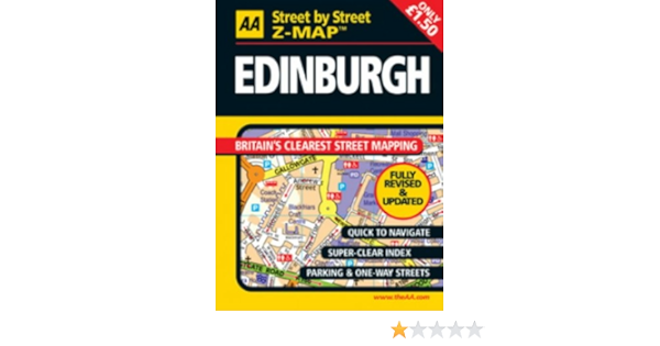 A To Z Street Map Edinburgh Aa Street By Street Z-Map Edinburgh (Aa Street By Street Z-Map S.):  Amazon.co.uk: 9780749542474: Books