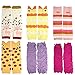 KF Baby Girls Toddler Cozy Soft Leg Warmers, Set of 6 Pairs