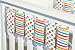 Bumpsters Cot-Bar Bumpers (12x Small, Multi-Coloured)