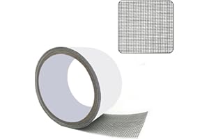 N+B Screen Repair Tape Mosquito Net Repair Tape Self Adhesive Screen Fiberglass Mesh Patch Repair Waterproof Screen Patch Repair for Window and Door Screen Repair Anti-Mosquito (Gray)