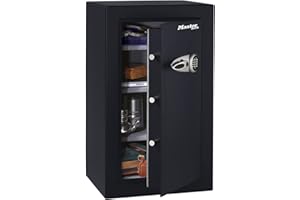 Master Lock T0-331ML Caja Fuerte de Alta Seguridad 169 l [combinación Digital] [XXL] -Gran Capacidad de almacenaje para Guardar artículos valiosos