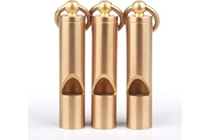 ADIPN Generic 3 Pcs Professional Training Dog Whistle, Dog Puppy Whistles High Pitch Ultrasonic Copper Dog Training Whistles for Recall ang Pet Behavior Control, Yellow