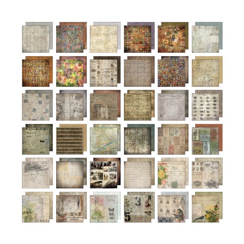 Tim Holtz ADTH93111 idea-ology Menagerie Mini Stash, Paper, mehrfarbig, 20.3 x 20.3 x 1 cm - 2